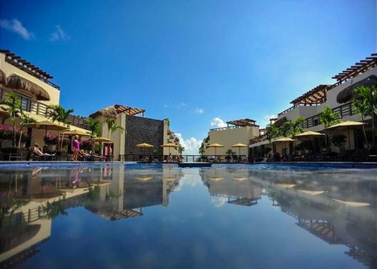 דירות פלאייה דל כרמן Departamento En Aldea Thai Con Terraza, Vista Al Mar Y Alberca Privada, Para 8 Personas מראה חיצוני תמונה